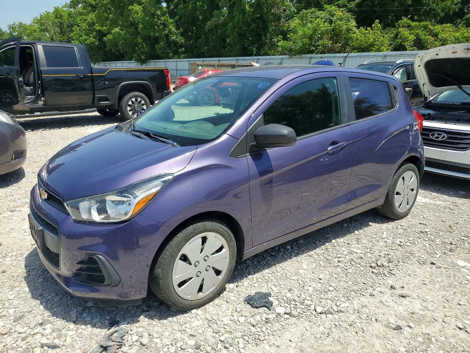 2016 Chevrolet Spark VIN KL8CB6SA1GC563608 COPART salvage auction — SIDE, Il - Certificate Of Title, sold $850 on 2026-07-10 (photo 1)