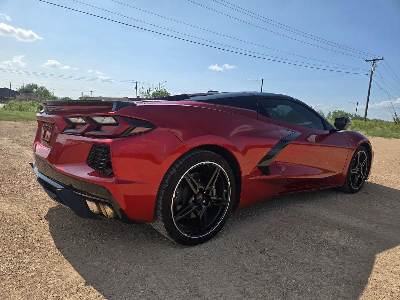 2024 Chevrolet Corvette VIN 1G1YA3D45R5119217 COPART salvage auction — NORMAL WEAR, Tx - Cert Of Title-Rebuilt Salvage, sold $43,250 on 2026-07-08 (photo 4)