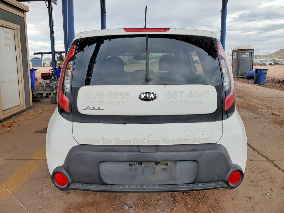 2016 Kia VIN KNDJN2A25G7273454 COPART salvage auction — VANDALISM, Az - Cert Of Title - Salvage, sold $1,700 on 2026-07-16 (photo 6)