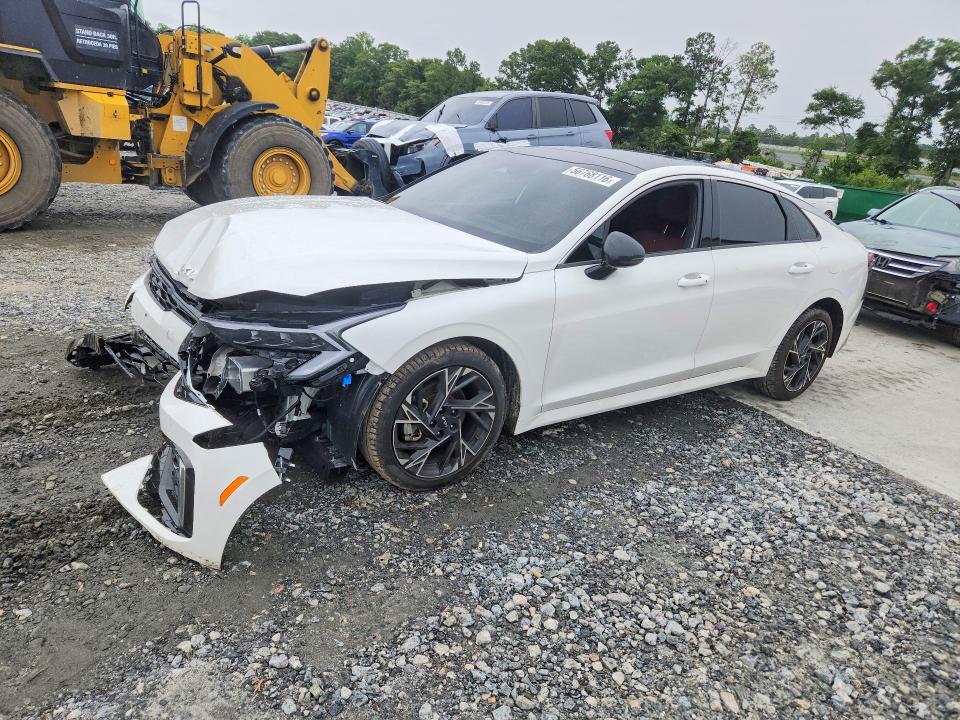 2025 Kia K5 VIN KNAG64J74S5315550 COPART salvage auction — FRONT END, Ga - Cert Of Title-Salvage, sold $200 on 2026-07-30 (photo 1)