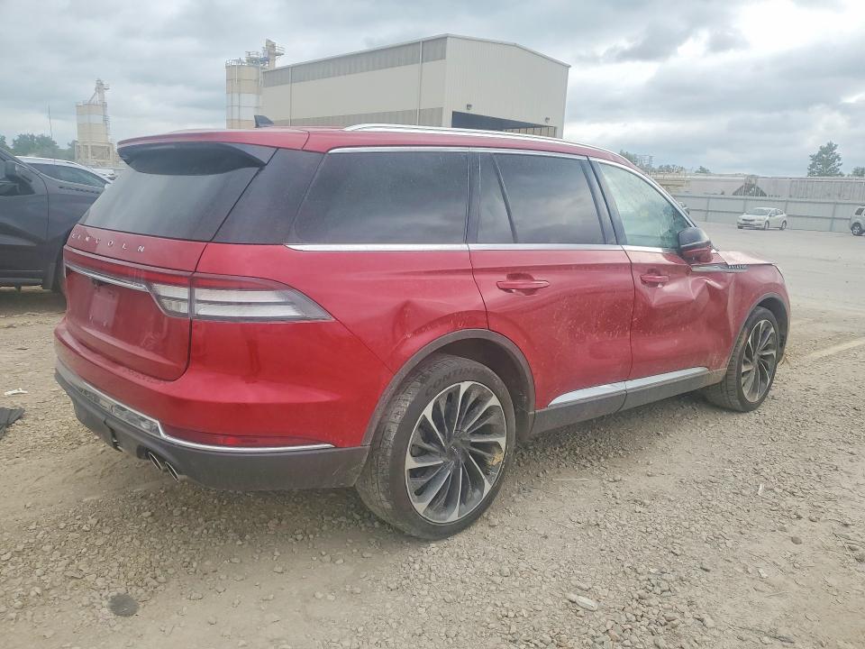 2021 Lincoln Aviator VIN 5LM5J7XC2MGL10409 COPART salvage auction — SIDE, Ks - Cert Of Title-Salvage, sold $4,950 on 2026-09-03 (photo 3)