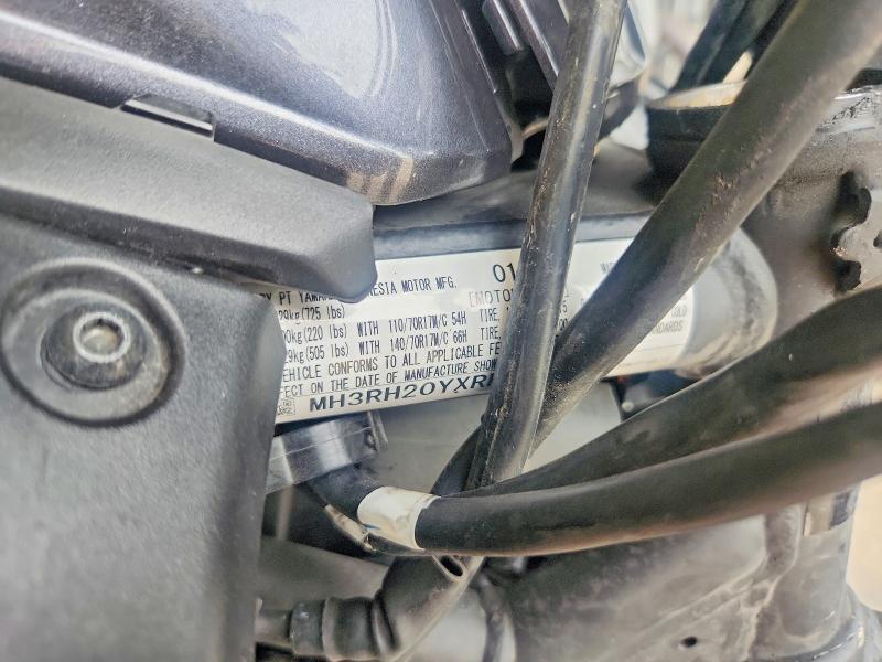 2024 Yamaha VIN MH3RH20YXRK013553 COPART salvage auction — FRONT END, Tx - Salvage Vehicle Title, sold $225 on 2026-07-16 (photo 9)