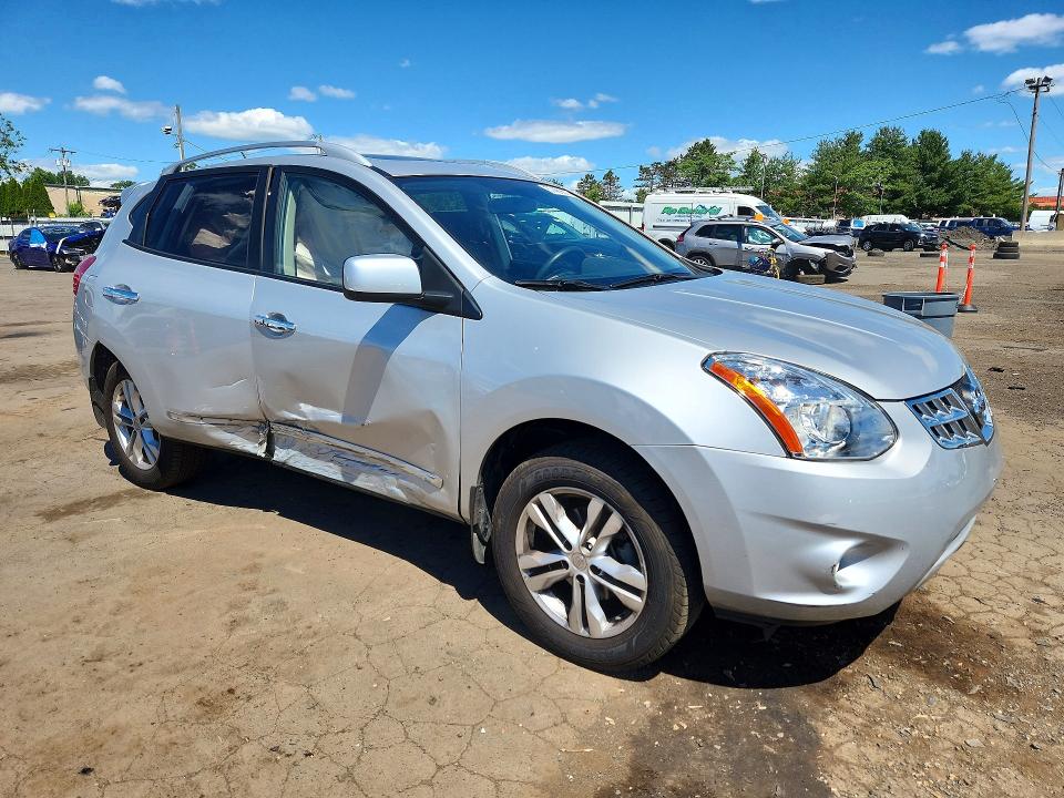 2013 Nissan Rogue VIN JN8AS5MVXDW651919 COPART salvage auction — SIDE, CT - CERT OF TITLE-SALVAGE, sold $775 on 2026-07-02 (photo 4)