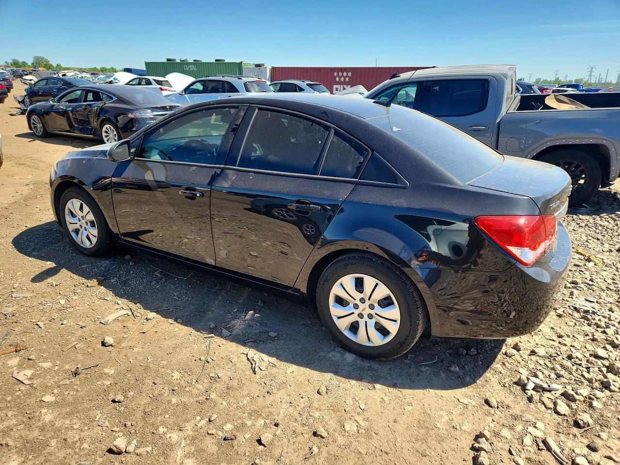 2014 Chevrolet Cruze VIN 1G1PA5SH7E7223753 COPART salvage auction — Side, IL - SALVAGE CERTIFICATE, sold $450 on 2026-07-09 (photo 2)