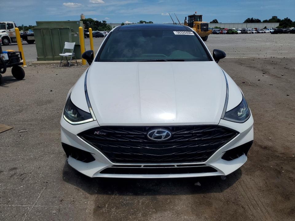 2021 Hyundai Sonata VIN 5NPEK4JC7MH106499 COPART salvage auction — REAR END, Fl - Certificate Of Destruction, sold $6,800 on 2026-07-27 (photo 5)