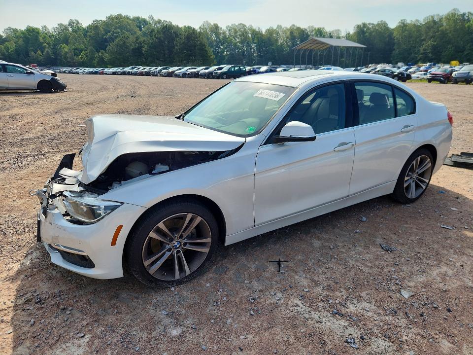2016 BMW 3er VIN WBA8E3G55GNU00458 COPART salvage auction — FRONT END, Va - Certificate Of Title, sold $575 on 2026-07-13 (photo 1)