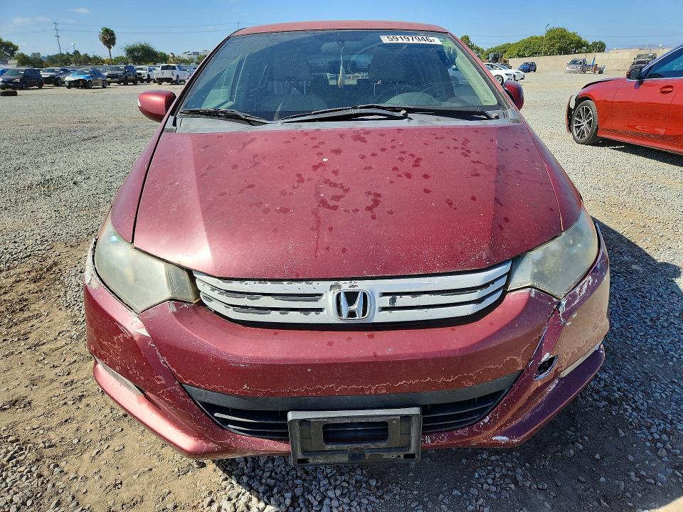 2010 Honda Insight VIN JHMZE2H76AS025558 COPART salvage auction — FRONT END, Ca - Non-Repairable Vehicle Cert, sold $200 on 2026-07-21 (photo 5)