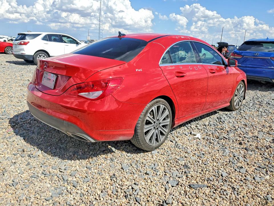 2018 Mercedes-benz Cla-klasse VIN WDDSJ4EB0JN599242 COPART salvage auction — HAIL, Tx - Certificate Of Title, sold $2,100 on 2026-08-18 (photo 3)
