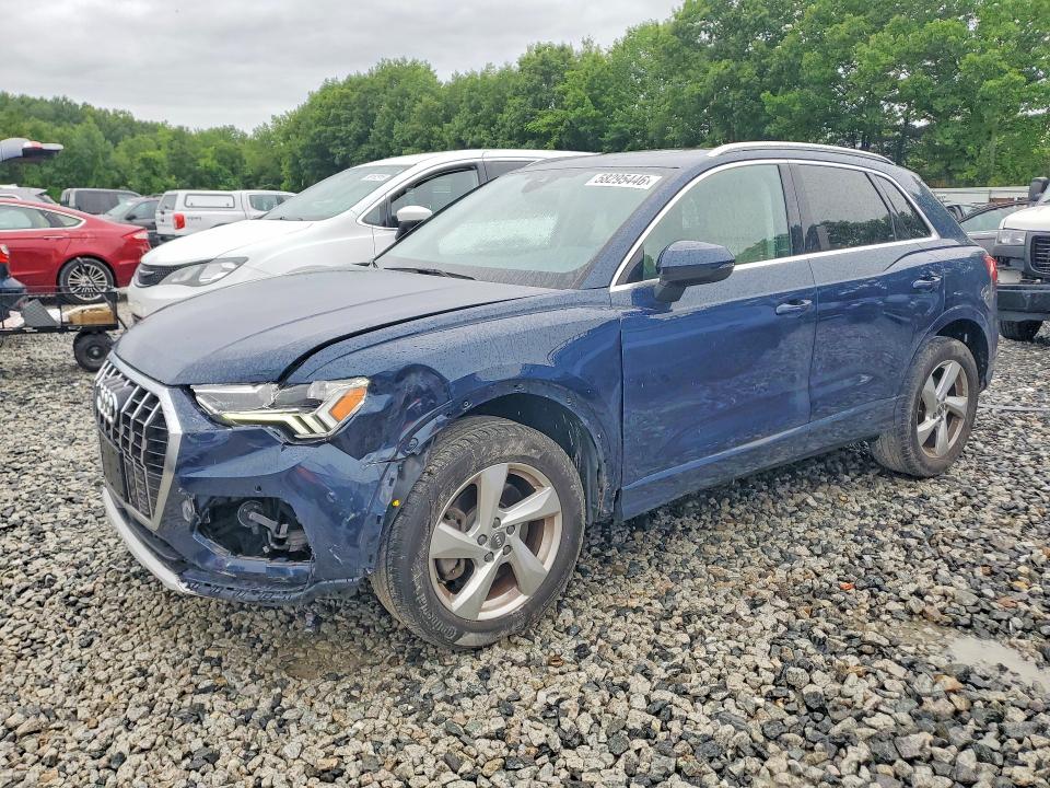 2020 Audi VIN WA1BECF31L1113882 COPART salvage auction — FRONT END, MA - CERT OF TITLE-SALVAGE (P), sold $1,200 on 2026-07-24 (photo 1)
