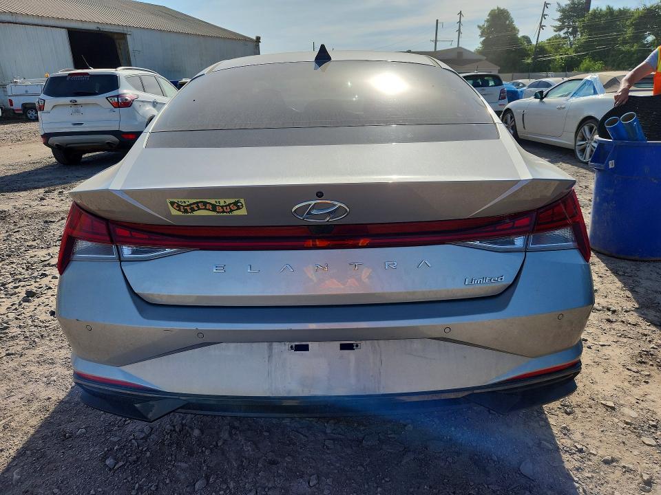 2021 Hyundai Elantra VIN 5NPLP4AG2MH012784 COPART salvage auction — SIDE, Pa - Certificate Of Salvage, sold $4,600 on 2026-07-20 (photo 6)