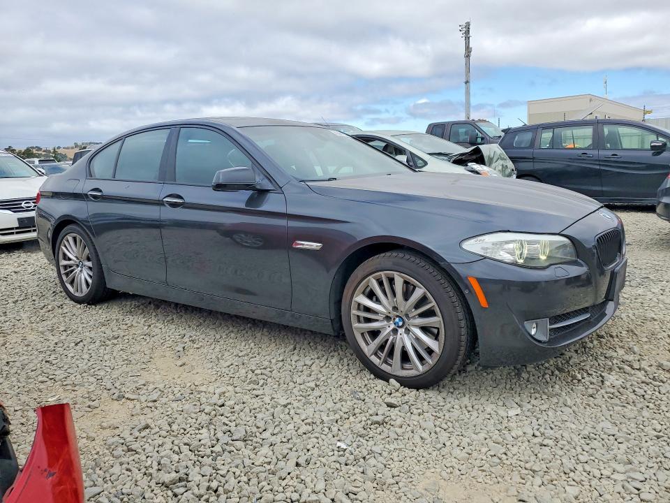 2012 BMW 5 series VIN WBAFR9C54CDV58374 COPART salvage auction — FRONT END, Ca - Salvage Certificate, sold $525 on 2026-07-14 (photo 4)
