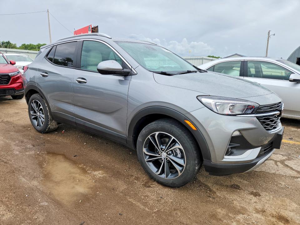 2023 Buick Encore VIN KL4MMDSLXPB165258 COPART salvage auction — HAIL, Ks - Cert Of Title-Salvage, sold $8,000 on 2026-07-08 (photo 4)