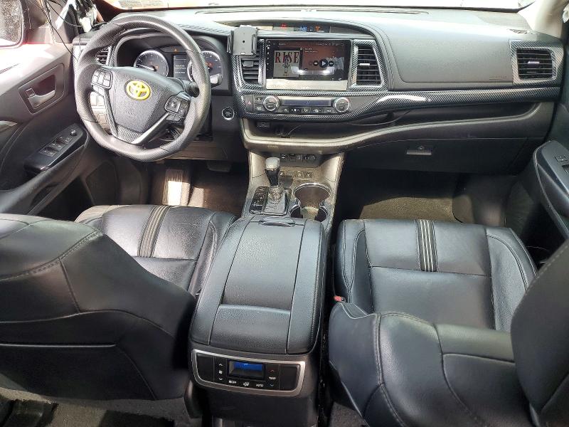 2018 Toyota Highlander VIN 5TDJZRFH7JS560320 COPART salvage auction — FRONT END, Pa - Certificate Of Salvage, sold $5,500 on 2026-07-14 (photo 8)