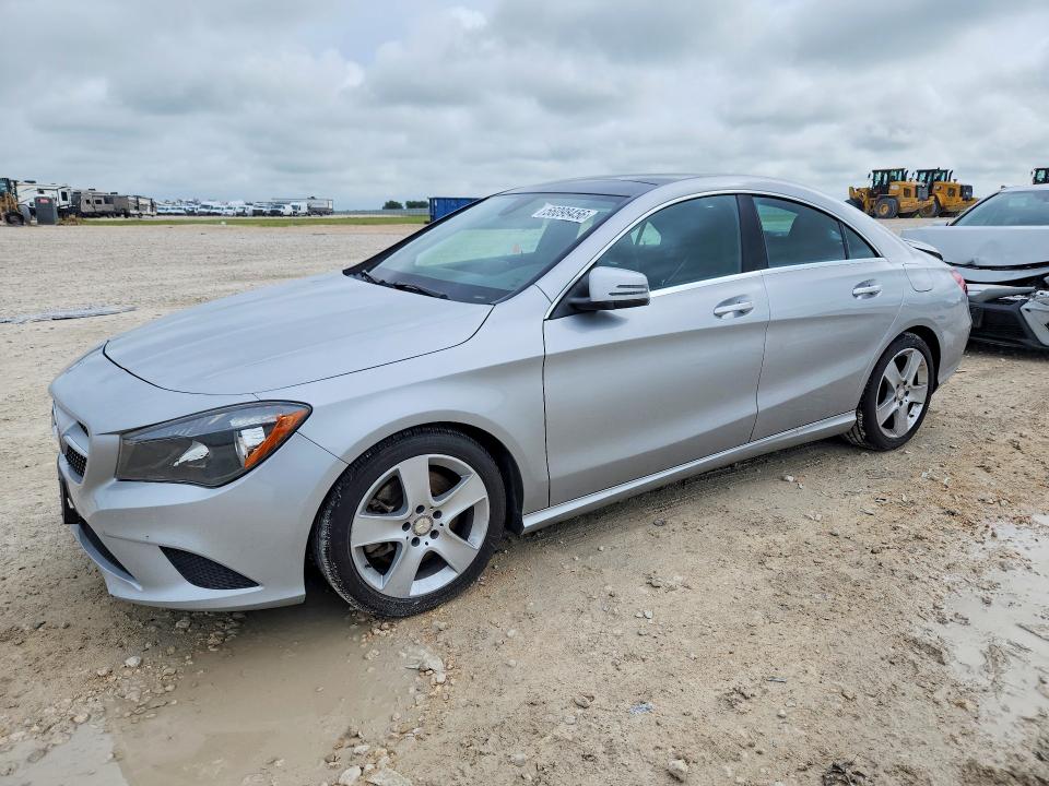 2015 Mercedes-benz Cla-klasse VIN WDDSJ4EB2FN177139 COPART salvage auction — UNDERCARRIAGE, TX - SALVAGE VEHICLE TITLE, sold $750 on 2026-07-02 (photo 1)