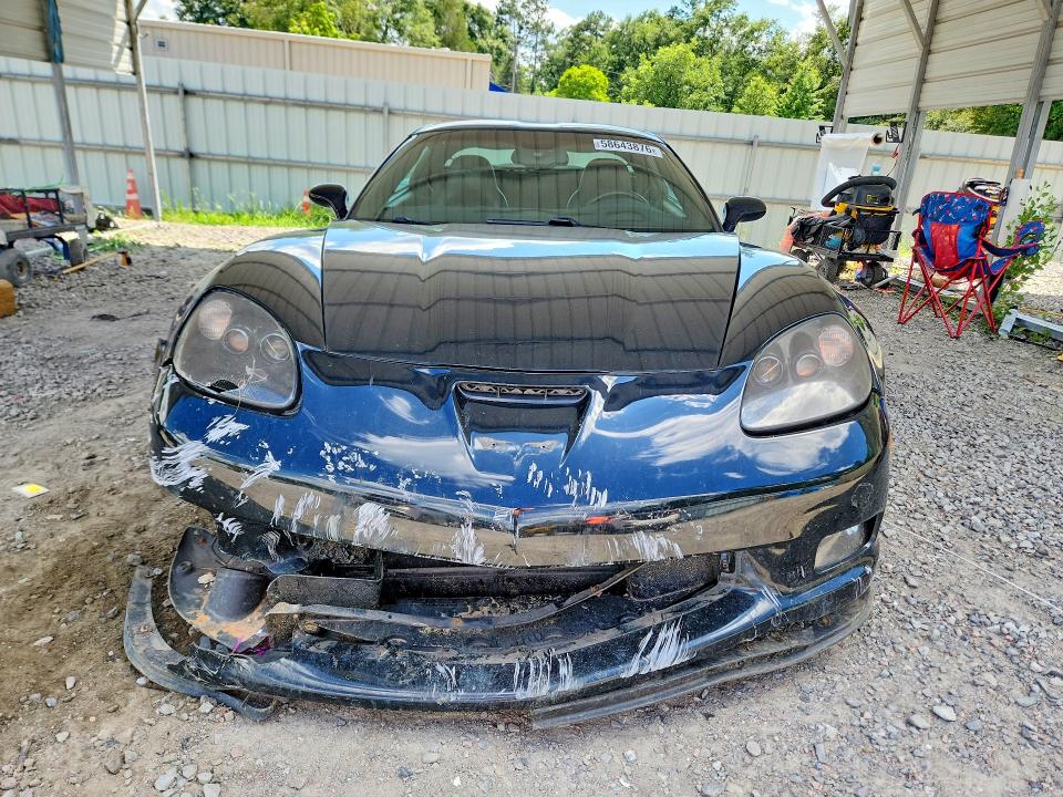 2006 Chevrolet Corvette VIN 1G1YY25E865129345 COPART salvage auction — FRONT END, Ga - Cert Of Title-Salvage, sold $18,200 on 2026-07-28 (photo 5)