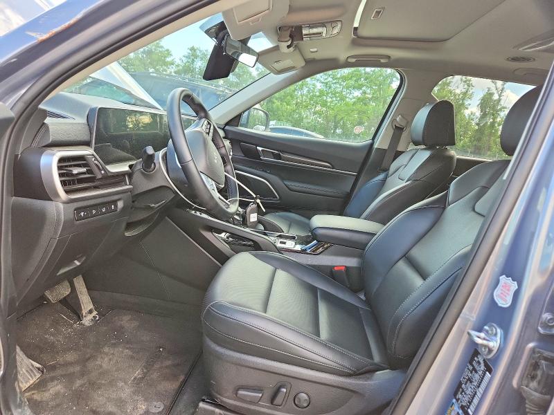 2025 Kia Telluride VIN 5XYP64GC9SG699114 COPART salvage auction — FRONT END, Tx - Nonrepairable Title, sold $15,700 on 2026-07-16 (photo 7)