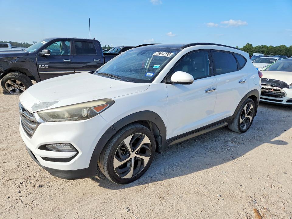 2016 Hyundai VIN KM8J33A29GU253233 COPART salvage auction — MECHANICAL, Tx - Certificate Of Title, sold $1,550 on 2026-07-21 (photo 1)