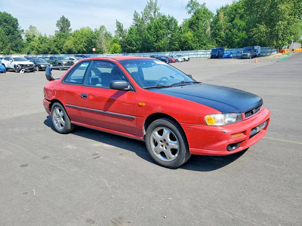1997 Subaru Impreza VIN JF1GM4353VH401459 COPART salvage auction — REAR END, Or - Salvage Title Certificate, sold $3,500 on 2026-07-22 (photo 4)