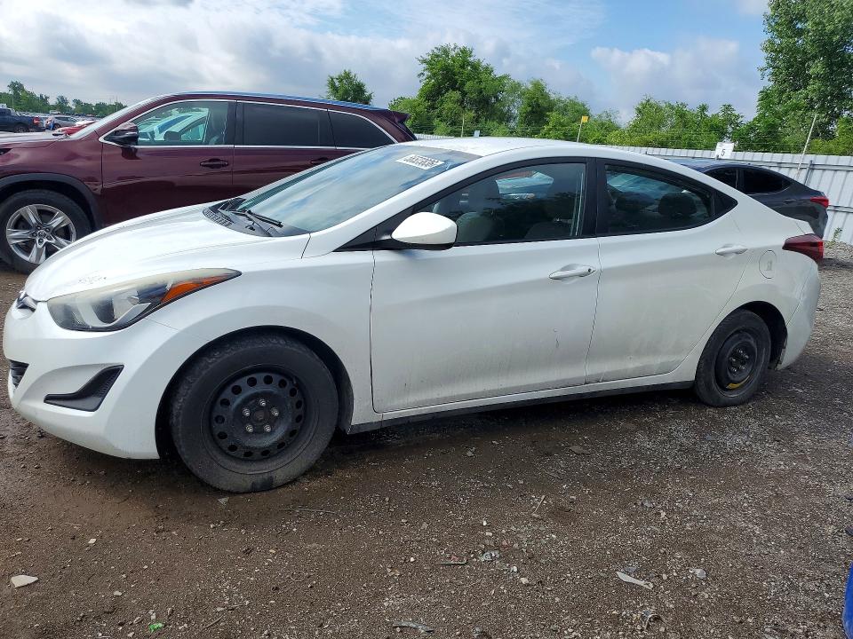 2014 Hyundai Elantra VIN 5NPDH4AE6EH519009 COPART salvage auction — MINOR DENT/SCRATCHES, On - Permit No Brand - Unfit, sold $800 on 2026-07-03 (photo 1)