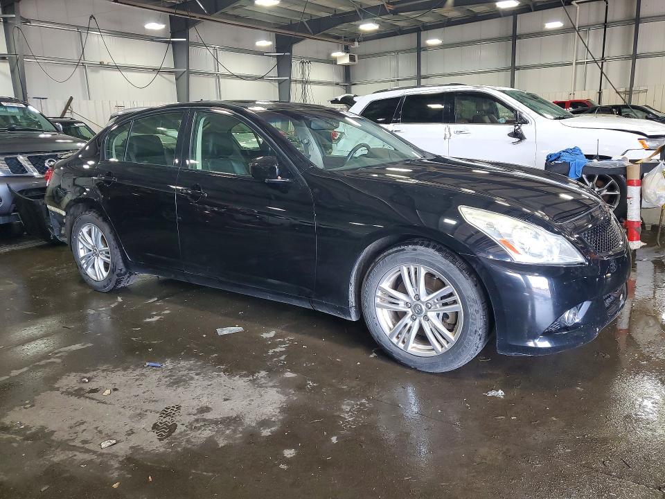 2013 Infiniti G VIN JN1CV6AR1DM765251 COPART salvage auction — REAR END, Mn - Cert Of Title-Salvage, sold $3,600 on 2026-07-07 (photo 4)