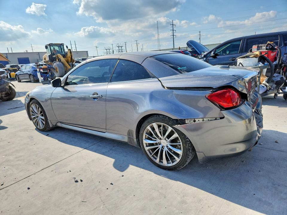 2011 Infiniti G VIN JN1CV6FE8BM951629 COPART salvage auction — REAR END, Tx - Salvage Vehicle Title, sold $925 on 2026-07-08 (photo 2)