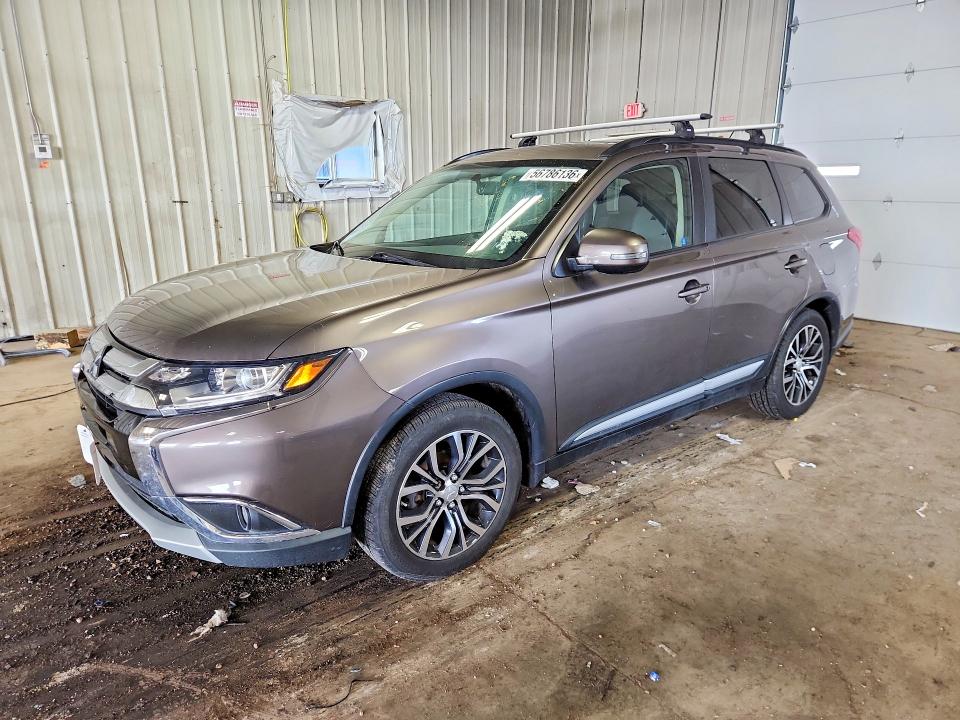 2016 Mitsubishi Outlander VIN JA4AD3A30GZ015763 COPART salvage auction — NORMAL WEAR, Wv - Certificate Of Title (P), sold $2,500 on 2026-07-28 (photo 1)