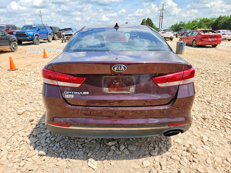 2016 Kia VIN 5XXGT4L31GG104492 COPART salvage auction — DAMAGE HISTORY, Nc - Dealer Only Salvage Title, sold $925 on 2026-07-27 (photo 6)