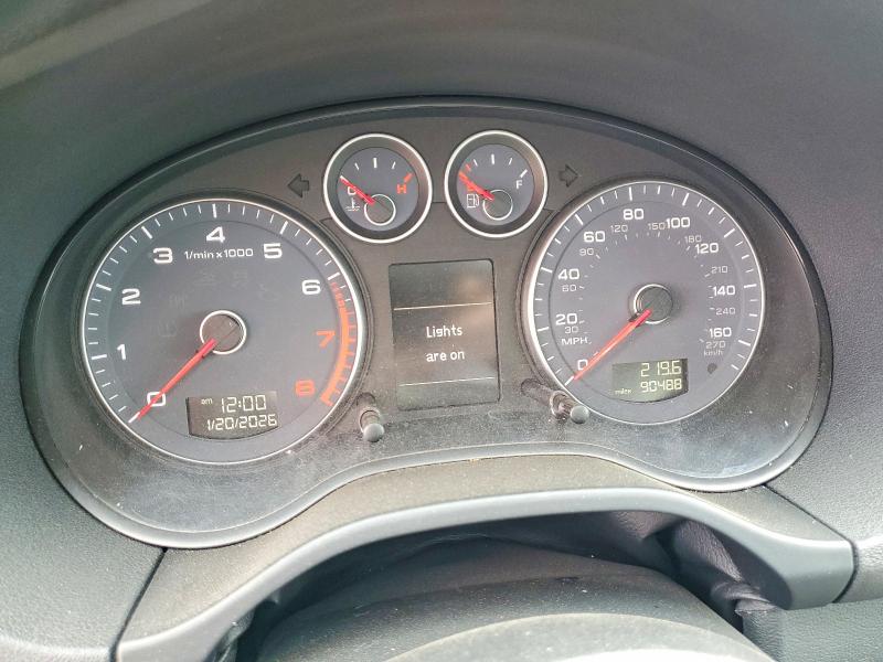 2013 Audi A3 VIN WAUMFAFM3DA028887 COPART salvage auction — FRONT END, Ca - Dis/Dlr/Exp Lien Papers-Salv, sold $475 on 2026-07-10 (photo 9)