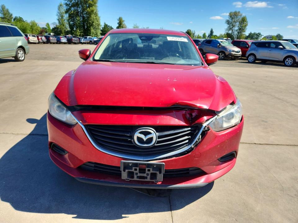 2017 Mazda 6 VIN JM1GL1V50H1140927 COPART salvage auction — FRONT END, Or - Salvage Title Certificate, sold $2,150 on 2026-08-03 (photo 5)