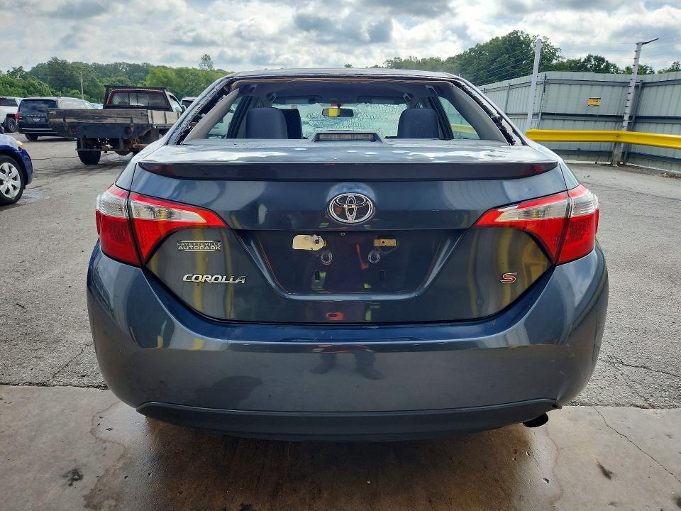 2015 Toyota Corolla VIN 5YFBURHE3FP220622 COPART salvage auction — HAIL, Ar - Certificate Of Title, sold $3,050 on 2026-07-22 (photo 6)