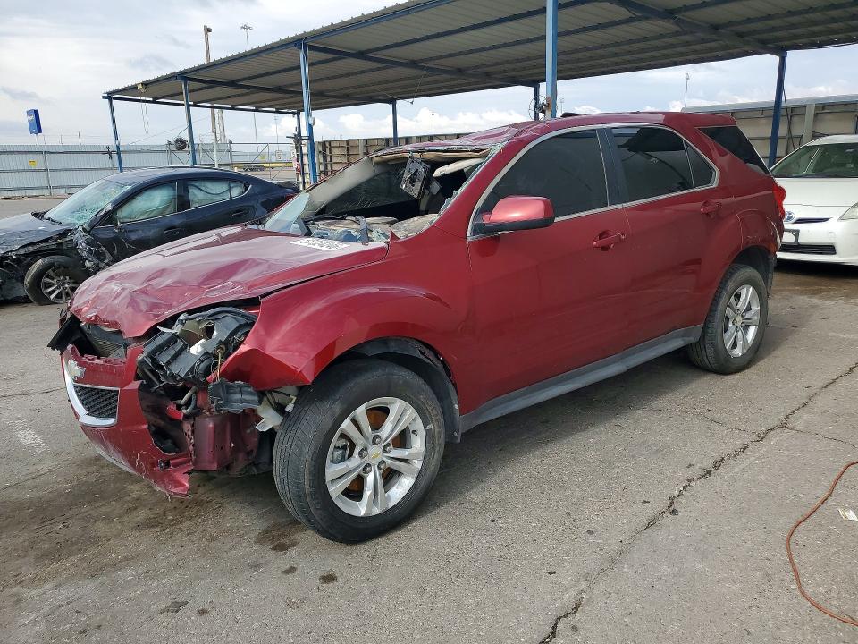 2012 Chevrolet Equinox VIN 2GNALDEK0C6210212 COPART salvage auction — ROLLOVER, Nm - Certificate Of Title (P), sold $525 on 2026-07-06 (photo 1)