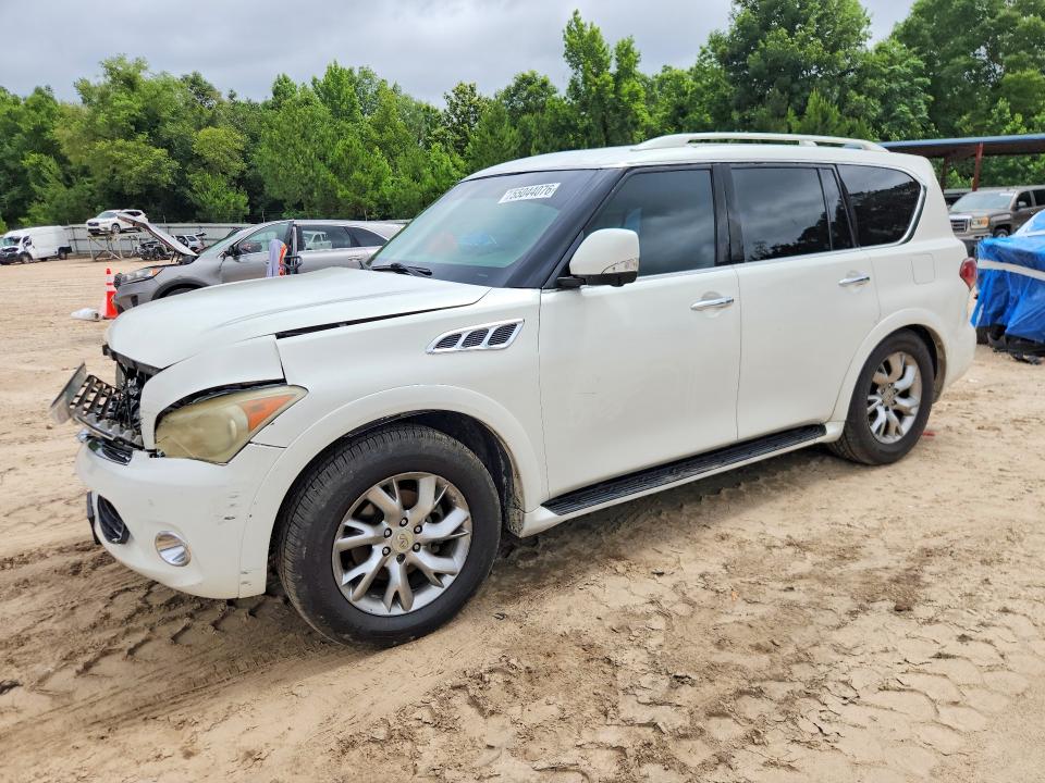 2011 Infiniti Qx56 VIN JN8AZ2NF9B9500017 COPART salvage auction — FRONT END, Fl - Certificate Of Destruction, sold $1,650 on 2026-07-10 (photo 1)