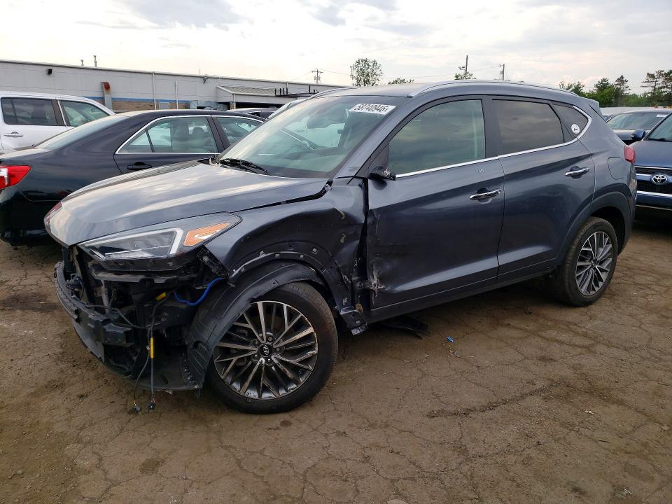 2019 Hyundai Tucson VIN KM8J3CAL5KU978152 COPART salvage auction — FRONT END, Ct - Cert Of Title-Salvage, sold $5,200 on 2026-07-07 (photo 1)