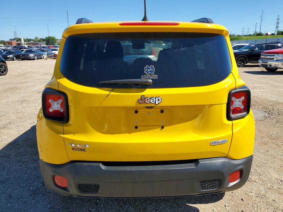 2016 Jeep Renegade VIN ZACCJBBT0GPD42873 COPART salvage auction — FRONT END, Ia - Cert Of Title-Salvage Title, sold $1,050 on 2026-07-15 (photo 6)
