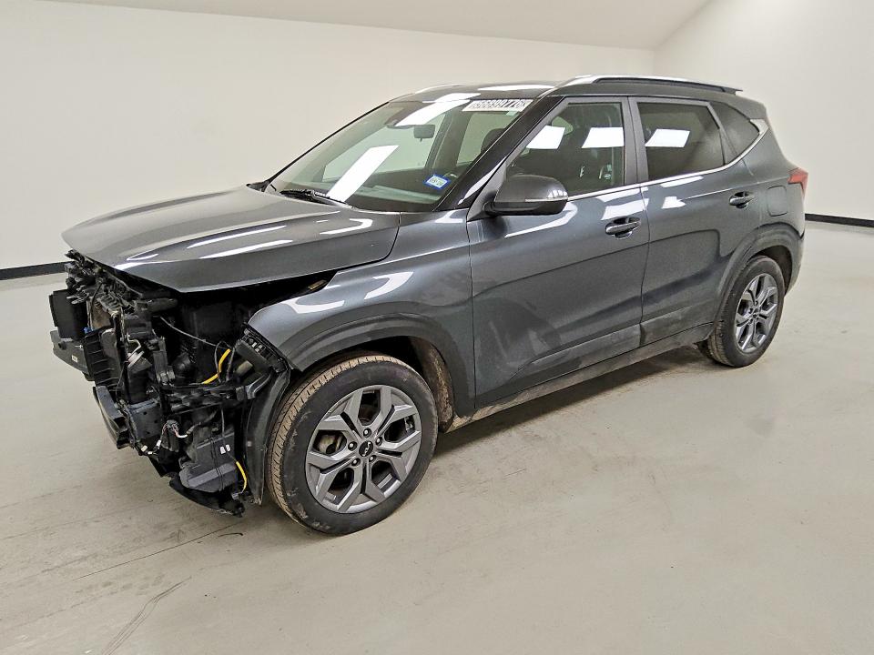 2024 Kia Seltos VIN KNDEU2AAXR7476161 COPART salvage auction — FRONT END, TX - CERTIFICATE OF TITLE, sold $6,200 on 2026-07-23 (photo 1)