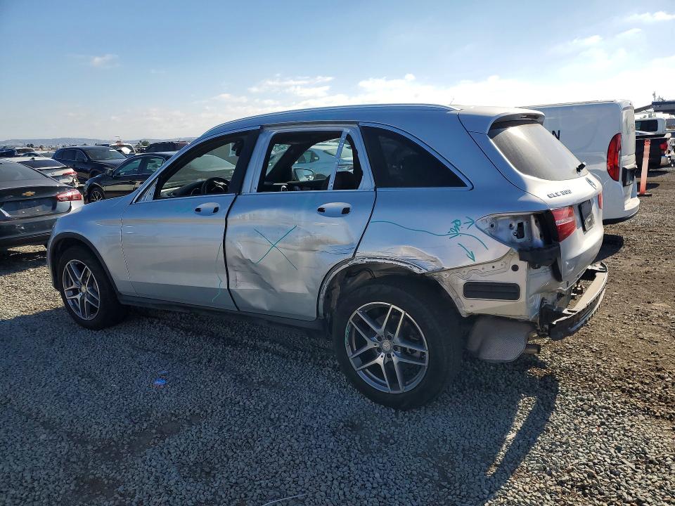 2017 Mercedes-benz Glc VIN WDC0G4JBXHF132737 COPART salvage auction — REAR END, Ca - Salvage Certificate, sold $5,500 on 2026-07-02 (photo 2)