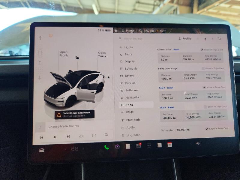 2026 Tesla Model y VIN 7SAYGDEE8TF438574 COPART salvage auction — FRONT END, CA - SALVAGE CERTIFICATE, sold $10,200 on 2026-07-27 (photo 9)