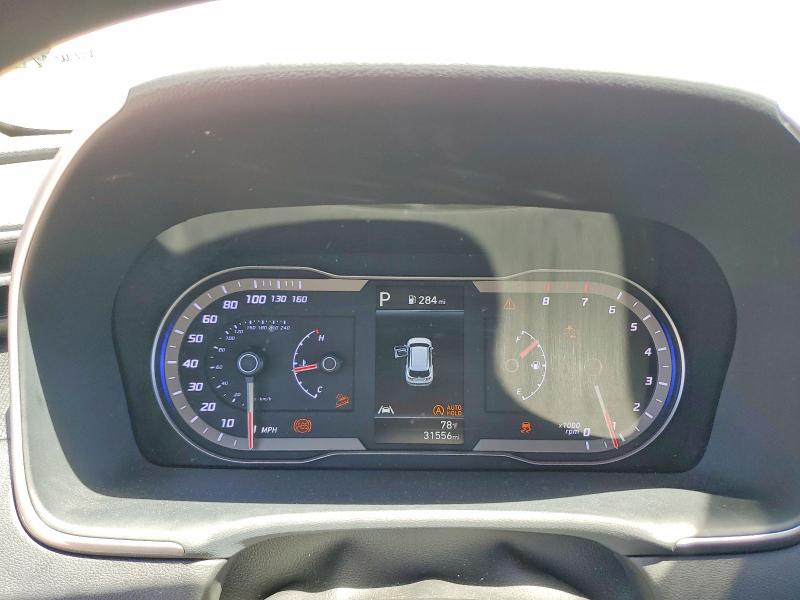 2024 Hyundai Tucson VIN 5NMJBCDEXRH384825 COPART salvage auction — FRONT END, Ca - Salvage Certificate, sold $6,200 on 2026-07-09 (photo 9)