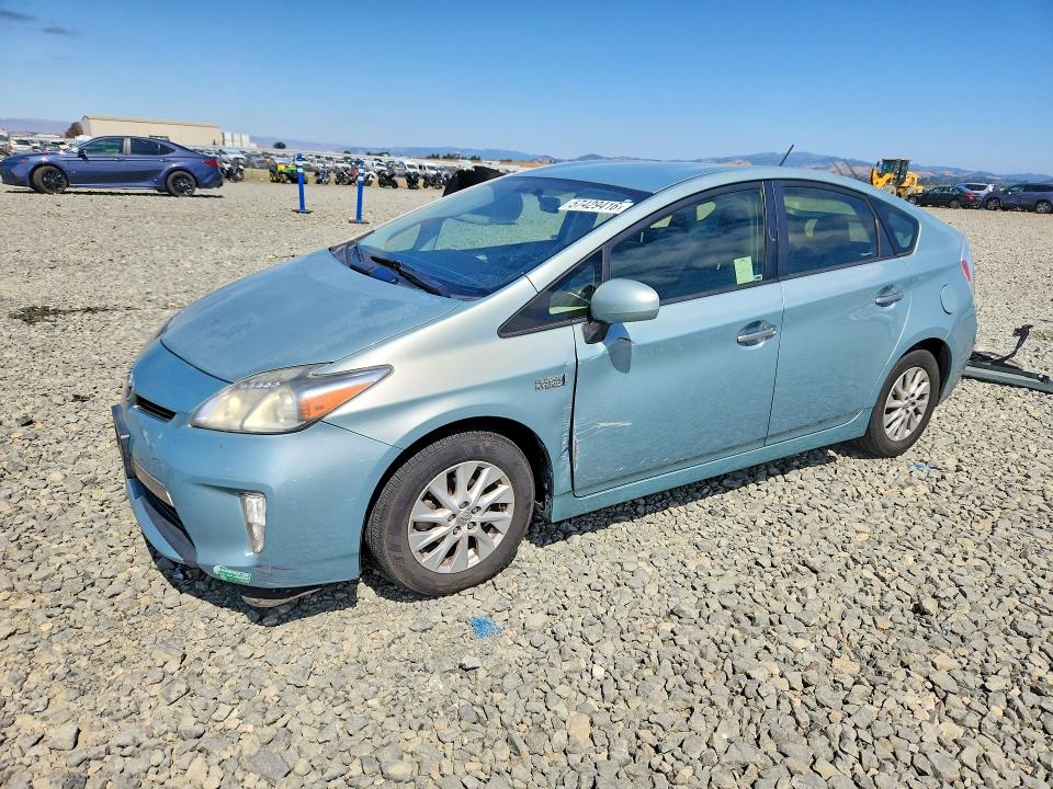 2012 Toyota Prius VIN JTDKN3DP1C3024460 COPART salvage auction — VANDALISM, Ca - Salvage Certificate, sold $4,750 on 2026-07-16 (photo 1)