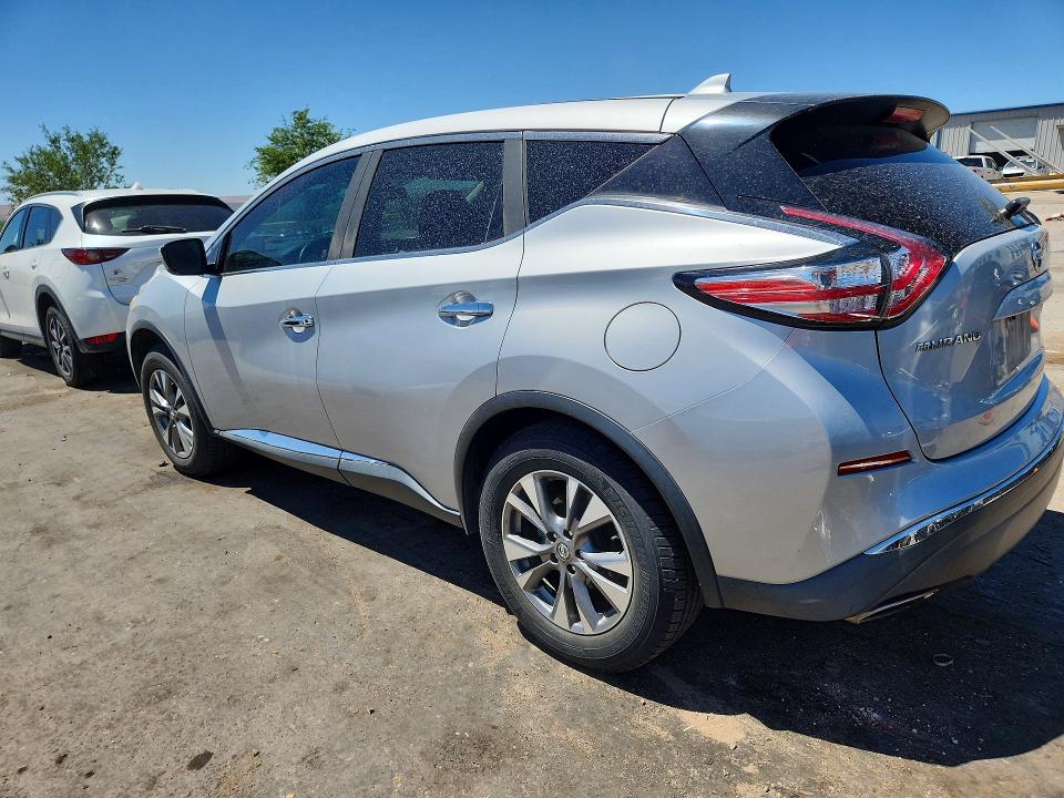 2017 Nissan Murano VIN 5N1AZ2MG8HN134133 COPART salvage auction — MINOR DENT/SCRATCHES, Nm - Certificate Of Title, sold $2,550 on 2026-07-02 (photo 2)