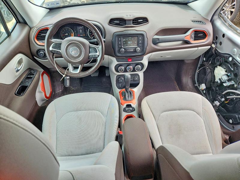 2016 Jeep Renegade VIN ZACCJBBT5GPD11747 COPART salvage auction — FRONT END, Md - Cert Of Salvage > 75% Damage, sold $750 on 2026-07-14 (photo 8)