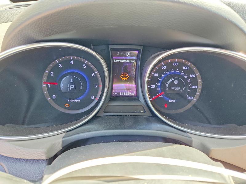 2013 Hyundai Santa fe VIN 5XYZW3LA3DG047583 COPART salvage auction — MINOR DENT/SCRATCHES, Ca - Dis/Dlr/Exp Only Clean Title, sold $1,150 on 2026-07-10 (photo 9)