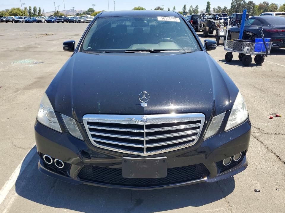 2010 Mercedes-benz E-klasse VIN WDDHF5GB4AA137563 COPART salvage auction — REAR END, Ca - Salvage Certificate, sold $2,350 on 2026-07-10 (photo 5)