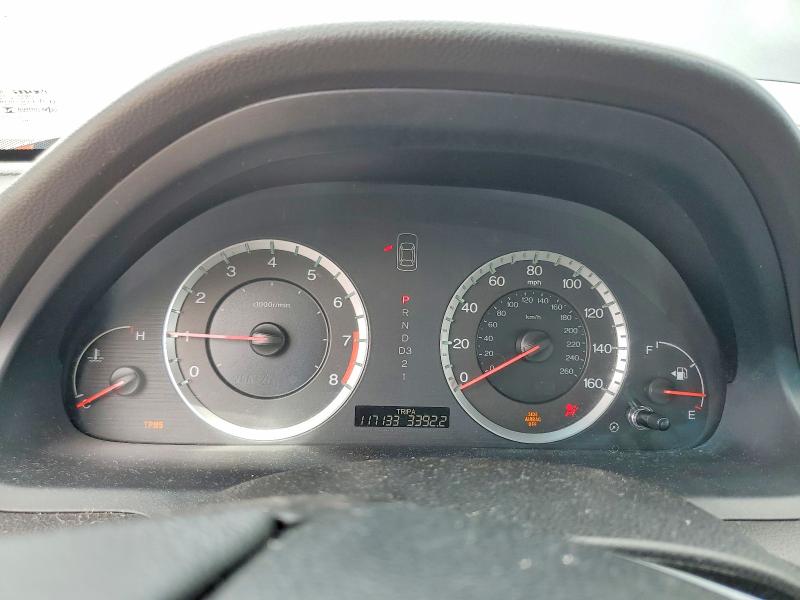 2008 Honda Accord VIN 1HGCP36848A029144 COPART salvage auction — REAR END, Tx - Salvage Vehicle Title, sold $1,400 on 2026-07-02 (photo 9)