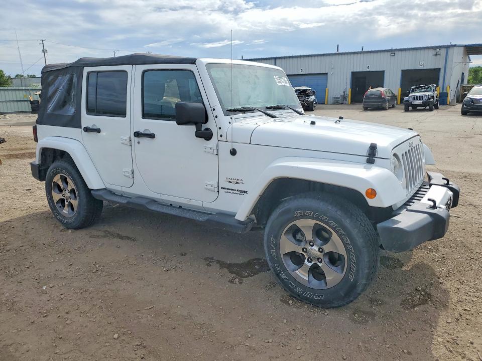 2018 Jeep Wrangler / VIN 1C4BJWEG9JL862017 COPART salvage auction — ROOF, Il - Salvage Certificate, sold $7,500 on 2026-07-10 (photo 4)