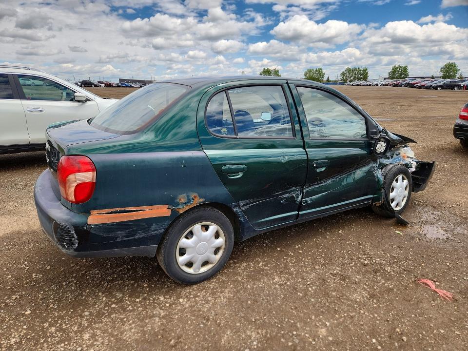 2000 Toyota Echo VIN JTDBT1239Y0067849 COPART salvage auction — FRONT END, Ab - Bos - Salvage, sold $175 on 2026-07-07 (photo 3)