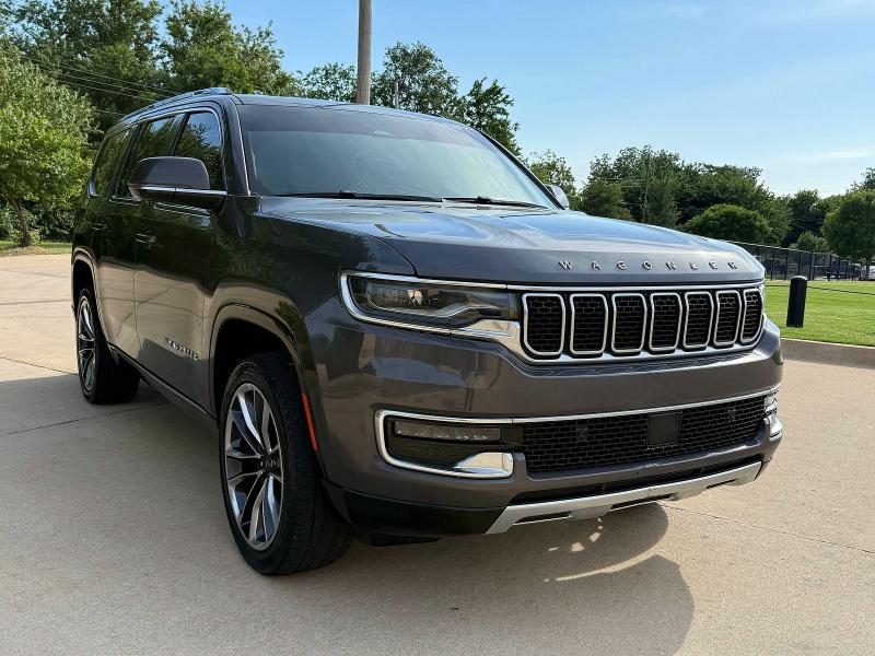 2022 Jeep Grand wagoneer VIN 1C4SJVDT7NS127735 COPART salvage auction — MINOR DENT/SCRATCHES, Ok - Cert Of Title-Repossession (P), sold $14,100 on 2026-07-21 (photo 1)