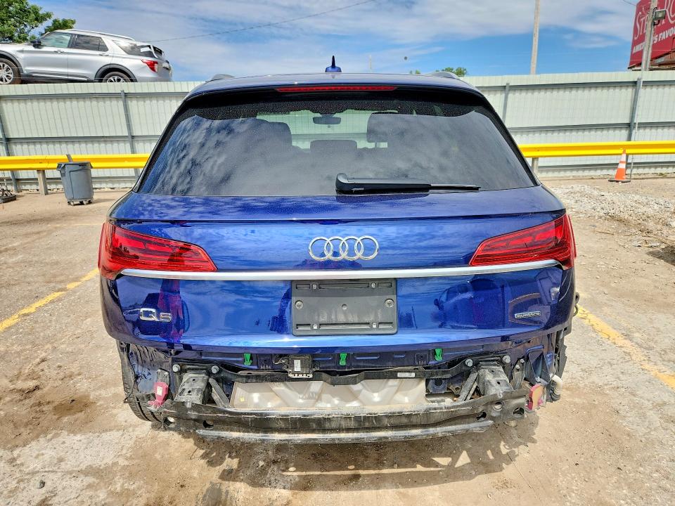 2021 Audi Q5 VIN WA1CAAFY8M2007411 COPART salvage auction — REAR END, Ks - Cert Of Title-Salvage, sold $17,100 on 2026-07-22 (photo 6)