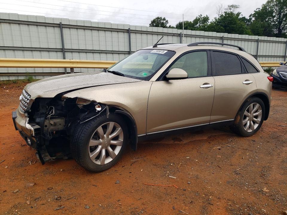 2003 Infiniti Fx35 VIN JNRAS08U43X101589 COPART salvage auction — FRONT END, VA - CERT OF TITLE - SALVAGE, sold $250 on 2026-07-10 (photo 1)