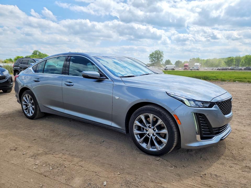 2024 Cadillac Ct5 VIN 1G6DT5RK2R0101468 COPART salvage auction — HAIL, Oh - Cert Of Title-Salvage, sold $15,300 on 2026-07-02 (photo 4)